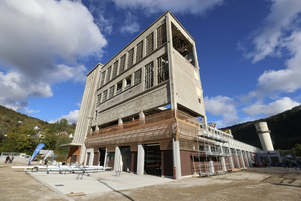 Inauguration le 19 octobre 2024 de la base outdoor au parc de la Rhodiacéta à Besançon